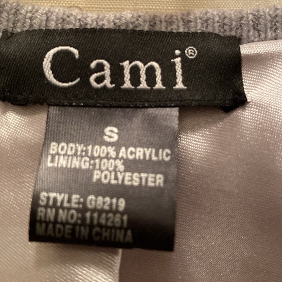 Cami NYC Gray Embellished Cardigan - Picture 4 of 6
